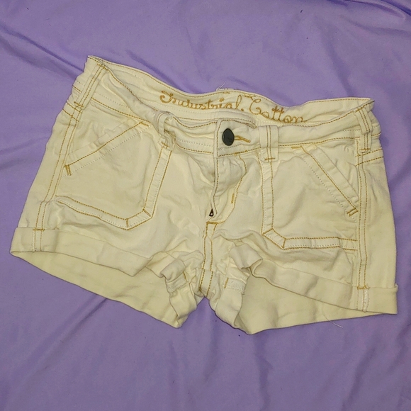 EUC INDUSTRIAL COTTON SIZE 5 JEAN SHORTS - Picture 7 of 7